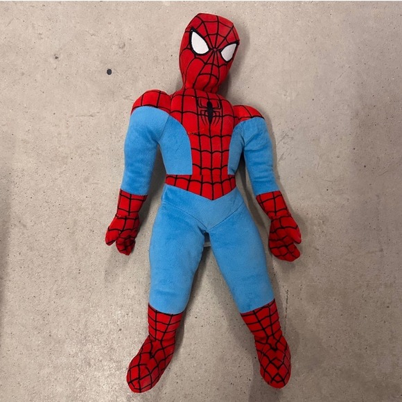 Marvel Other - Marvel Spider-Man Plush Doll Huggable Stuffed Toy Red Blue 20 Inch‎ Superhero